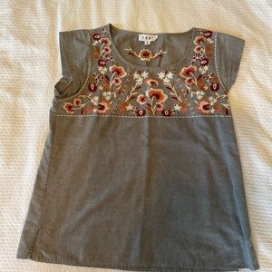 THML embroidered top MEDIUM